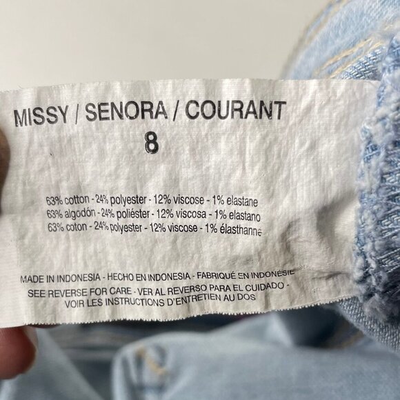 Gloria Vanderbilt Cotton Bermuda Cuffed Shorts with Removeable Belt Sz 8 Modest - Picture 7 of 9